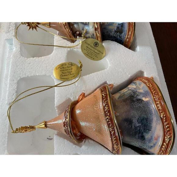 Thomas Kinkade Bone China Ornament Collection, set of 3 - Picture 5 of 7